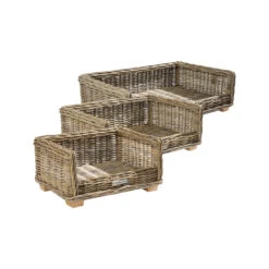 51 Degrees North Rattan Bed -Honden Benodigdheden Winkel 51 degrees north rattan bed 216942 2000 none