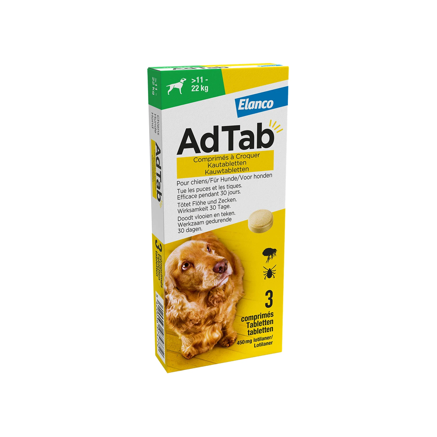 AdTab Kauwtabletten Hond 4 AdTab Kauwtabletten Hond - Afbeelding 4