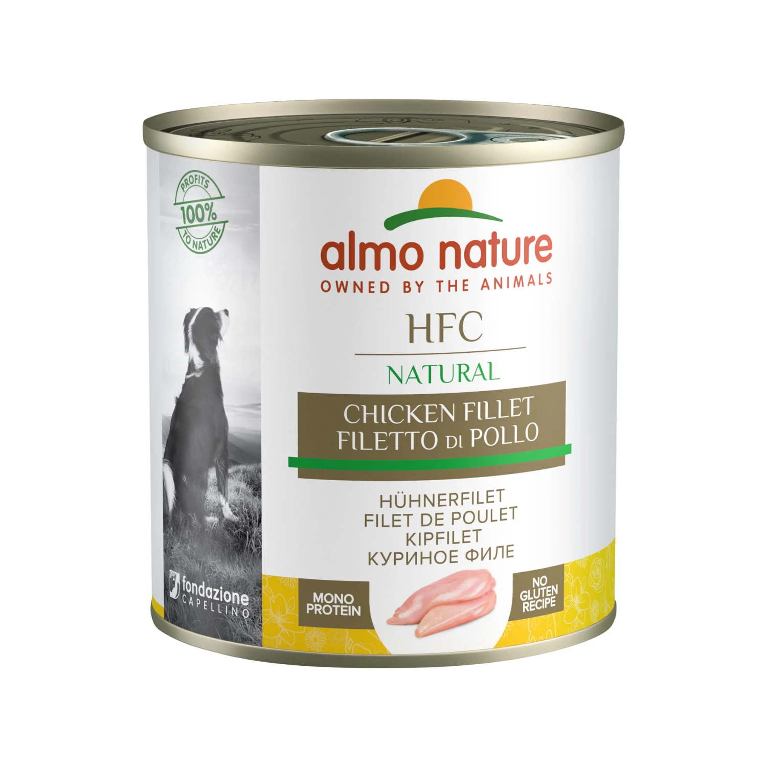Almo Nature HFC Natural Hondenvoer - Blik - Kipfilet 2 Almo Nature HFC Natural Hondenvoer - Blik - Kipfilet - Afbeelding 2