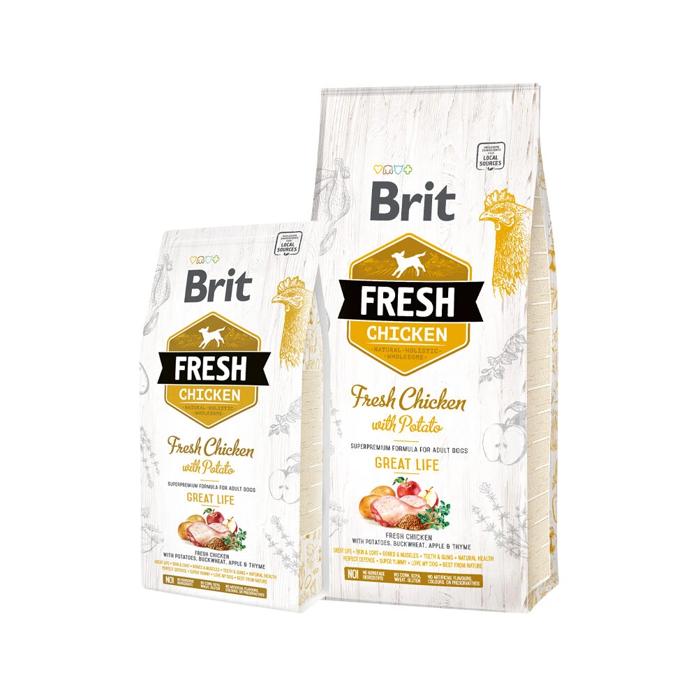 Brit Fresh Chicken With Potato - Adult 3 Brit Fresh Chicken With Potato - Adult - Afbeelding 3