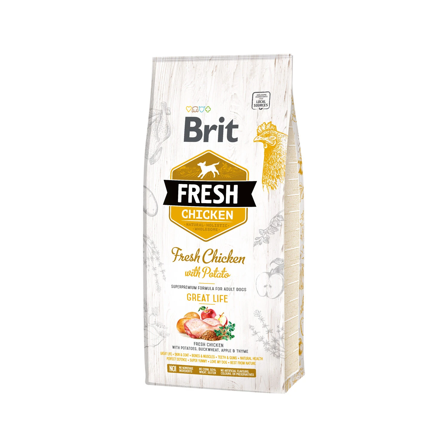 Brit Fresh Chicken With Potato - Adult 4 Brit Fresh Chicken With Potato - Adult - Afbeelding 4
