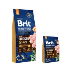 Brit Premium By Nature Adult - Middelgrote Honden -Honden Benodigdheden Winkel brit premium by nature adult middelgrote honden 201701 0500 none