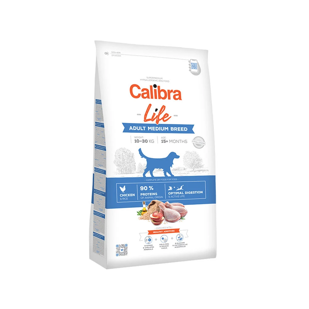 Calibra Dog Life Adult Medium Breed - Kip 3 Calibra Dog Life Adult Medium Breed - Kip - Afbeelding 3