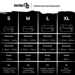District 70 Lodge Box Bed -Honden Benodigdheden Winkel district 70 lodge box bed hondenmand 190703 2000 none