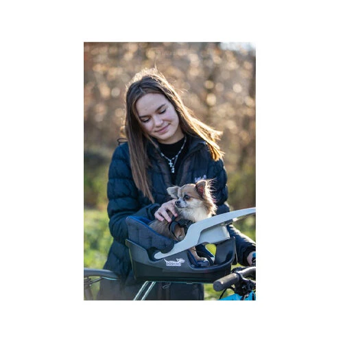 Dogrider Dog Seat + Mand - Grijs 7 Dogrider Dog Seat + Mand - Grijs - Afbeelding 7