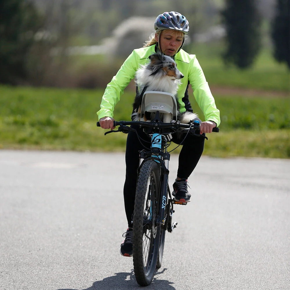 Dogrider Dog Seat + Mand - Grijs 3 Dogrider Dog Seat + Mand - Grijs - Afbeelding 3