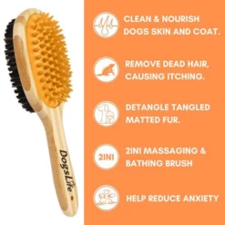 Dogslife Bamboo Dog Brush -Honden Benodigdheden Winkel dogslife bamboo dog brush 219808 0500 none