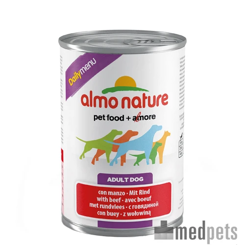 Almo Nature Dog Daily Menu Hondenvoer - Blik - Rund 1 Almo Nature Dog Daily Menu Hondenvoer - Blik - Rund
