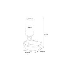 Flamingo Drinkfles Diza -Honden Benodigdheden Winkel flamingo drinkfles diza 222563 1500 none