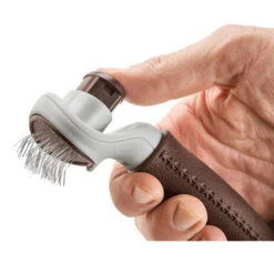 Hunter Zelfreinigende Plukborstel -Honden Benodigdheden Winkel hunter zelfreinigende plukborstel 116538 0500 none