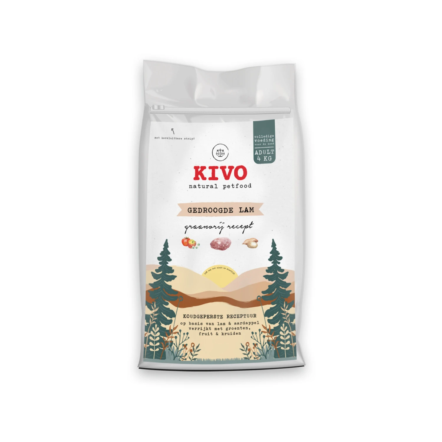 Kivo Gedroogde Lam Graanvrij 4 Kivo Gedroogde Lam Graanvrij - Afbeelding 4