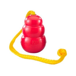 KONG Classic With Rope 9 KONG Classic With Rope -Honden Benodigdheden Winkel kong classic with rope 195890 1000 none