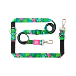 Max & Molly Multi-Function Hondenriem - Tropical -Honden Benodigdheden Winkel max molly multi function hondenriem tropical l 112117 1500 none