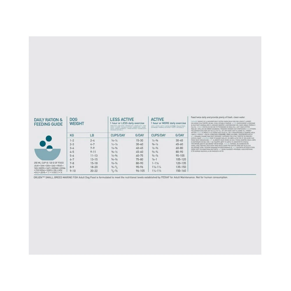 Orijen Small Breed Marine Fish 5 Orijen Small Breed Marine Fish - Afbeelding 5