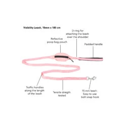 PAIKKA Visibility Leash -Honden Benodigdheden Winkel paikka visibility leash 217820 2000 none