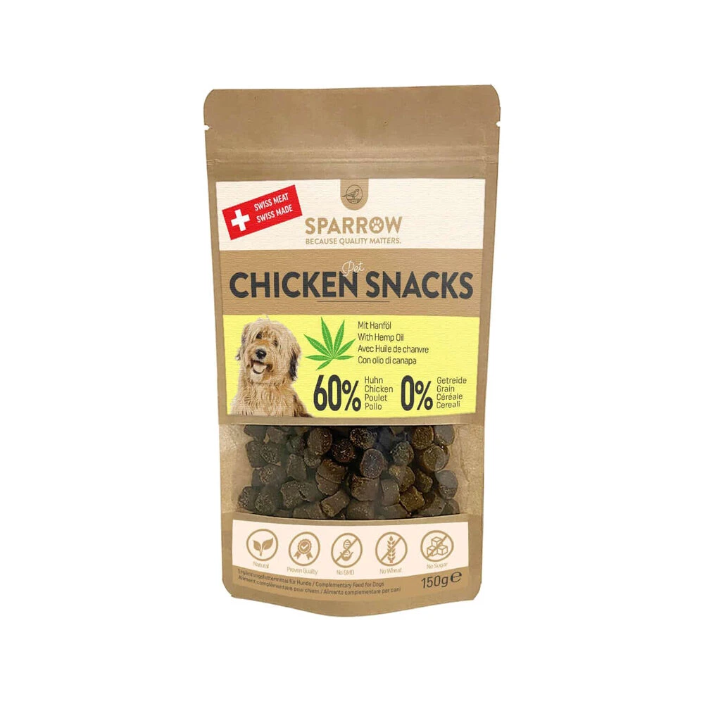 SPARROW Pet Kip Snacks Met CBD
