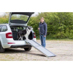 Trixie Telescoop Loopplank Aluminium -Honden Benodigdheden Winkel trixie telescoop loopplank grijs 209066 2000 none