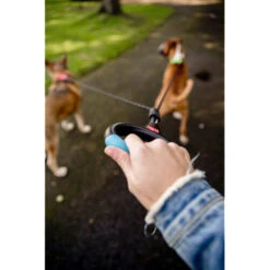 Wigzi Dual Doggie Gel Leash -Honden Benodigdheden Winkel wigzi dual doggie gel leash 221501 0500 none