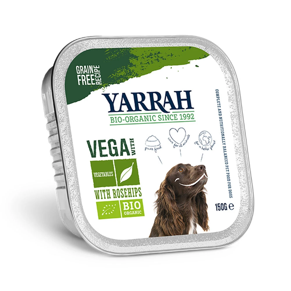 Yarrah - Bio Natvoer Hond Kuipje Chunks Vega 2 Yarrah - Bio Natvoer Hond Kuipje Chunks Vega - Afbeelding 2